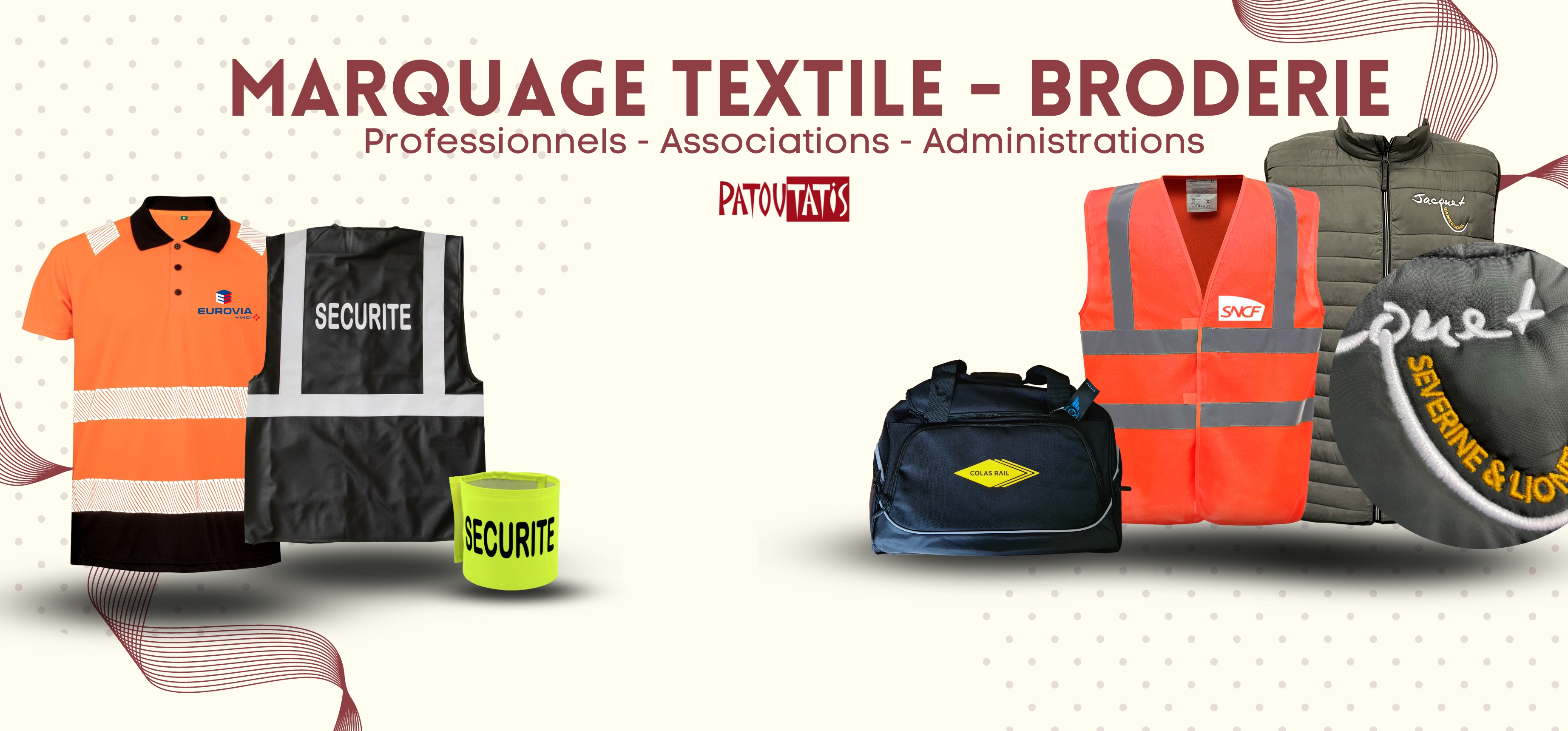 Marquage textile et broderie - Site e-commerce français